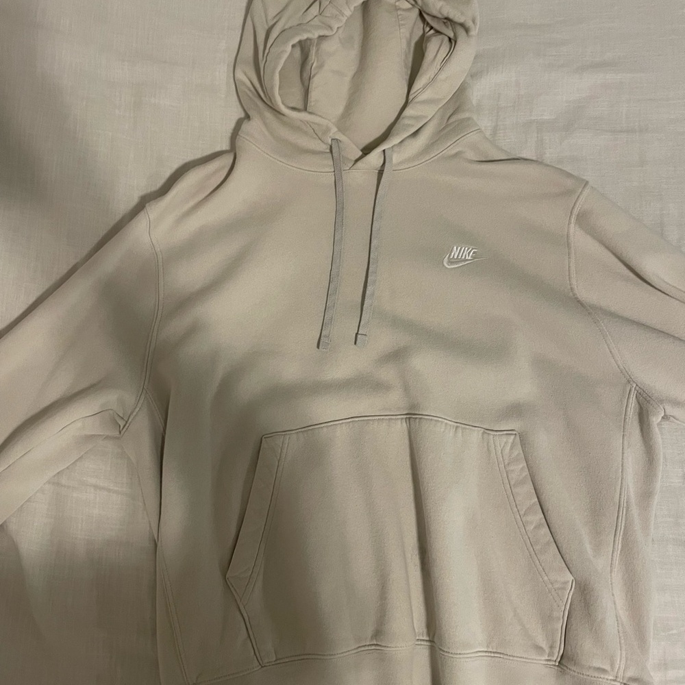 Nike Men's Beige Hoodie